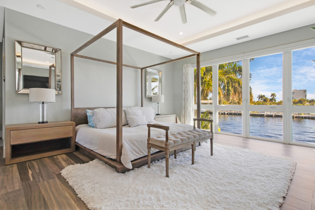 Professional Master Bedroom Real Estate Photographer image South Florida