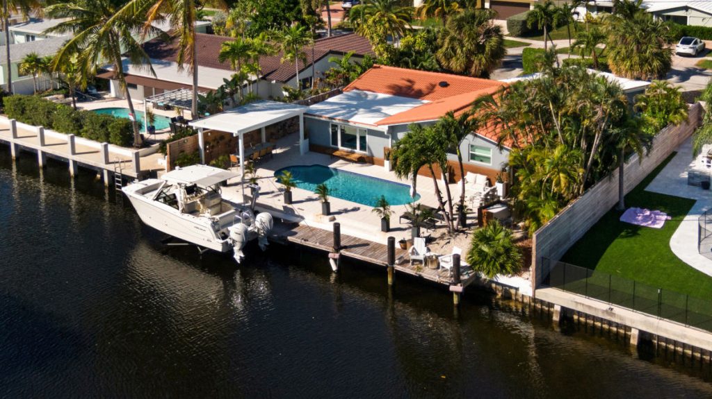 luxury water front home