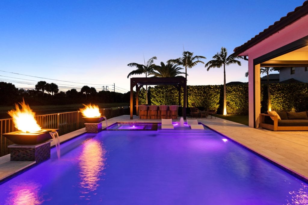luxury estate evening photography