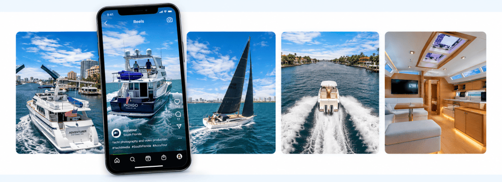 Professional yacht photography and videography in South Florida for marketing and branding.